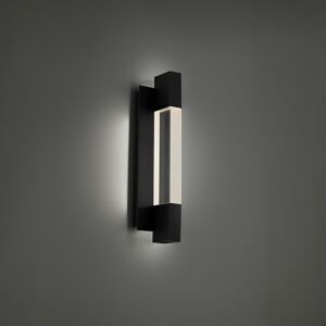 Heliograph LED Outdoor Wall Sconce in Black by Modern Forms