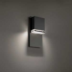 Draped LED Outdoor Wall Sconce in Black by Modern Forms