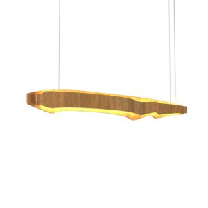 Horizon LED Pendant in Louro Freijo