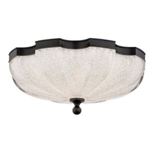 Cupola LED Flush Mount in Black by Schonbek