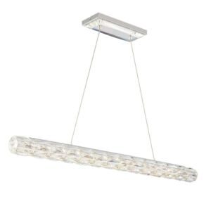 Verve LED LED Linear Pendant in Stainless Steel by Schonbek