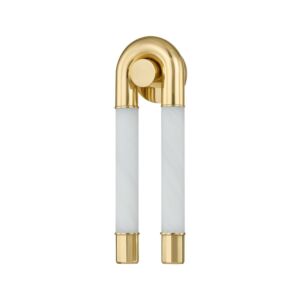 Zeme LED Wall Sconce in Vintage Polished Brass by Corbett Lighting