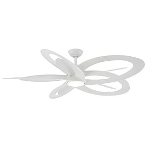 Pinup 60"Ceiling Fan in Flat White by Minka Aire