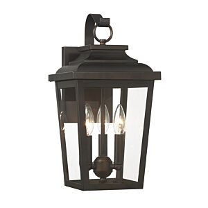 Irvington Manor Three Light Wall Mount in Chelesa Bronze by MinkaLavery