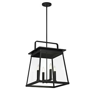 Isla Vista Four Light Outdoor Hanging Lantern in Coal by MinkaLavery