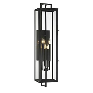 Knoll Road Four Light Wall Mount in Coal by MinkaLavery