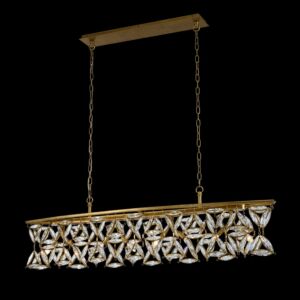 Triangulo  Island Pendant in True Brass by Allegri