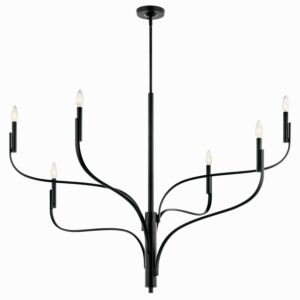 Livadia 6-Light Chandelier in Black