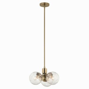 Silvarious Three Light Chandelier in Champagne Bronze by Kichler