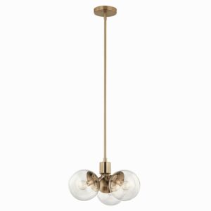 Silvarious 3-Light Chandelier in Champagne Bronze