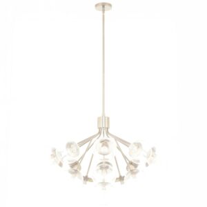 Silvarious 16 Light Chandelier Convertible in Champagne Bronze by Kichler