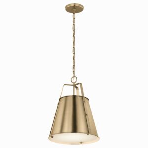 Etcher One Light Pendant in Champagne Bronze by Kichler