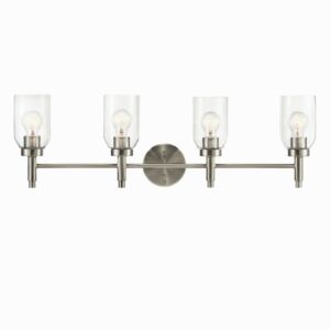 Madden 4-Light Bathroom Vanity Light in Brushed Nickel