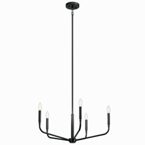 Madden 5-Light Chandelier in Black