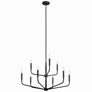 Madden 9-Light Chandelier in Black