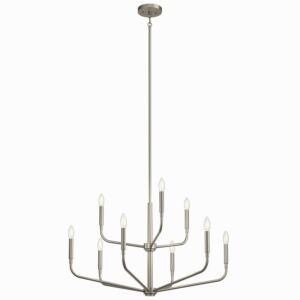 Madden 9-Light Chandelier in Brushed Nickel