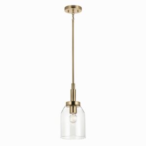 Madden One Light Mini Pendant in Champagne Bronze by Kichler