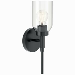 Madden 1-Light Wall Sconce in Black