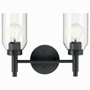 Madden 2-Light Bathroom Vanity Light in Black