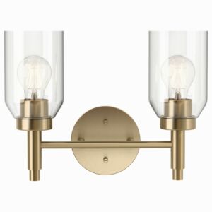 Madden Two Light Vanity in Champagne Bronze by Kichler