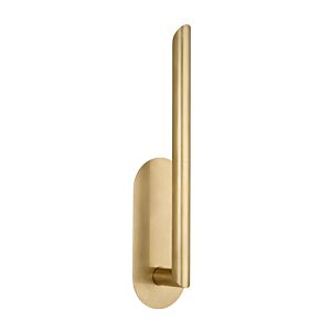 Fielle LED Wall Sconce in Hand Rubbed Antique Brass by Visual Comfort Modern