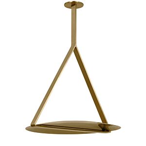 Cymbal LED Pendant in Natural Brass by Visual Comfort Modern