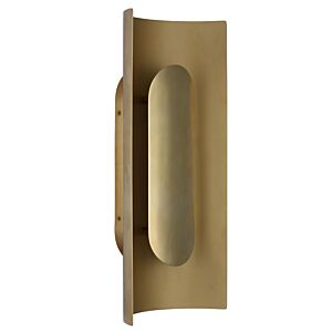 Shielded LED Wall Sconce in Hand Rubbed Antique Brass by Visual Comfort Modern