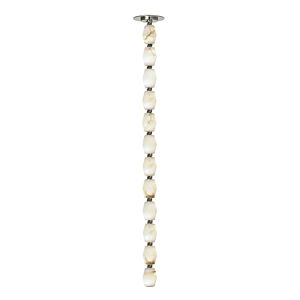 Collier LED Pendant in Polished Nickel by Visual Comfort Modern