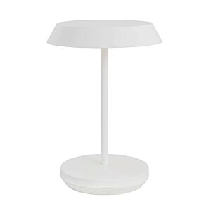 Tepa LED Table Lamp in Matte White by Visual Comfort Modern