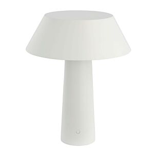 Sesa LED Table Lamp in Matte White by Visual Comfort Modern