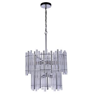 Reveal Nine Light Chandelier in Chrome by Craftmade