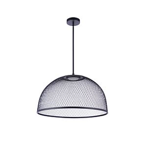 Sculptural Statement Pendants LED Pendant in Flat Black by Craftmade