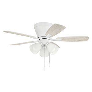 Wheeler 42 3-Light 3-Light 42" Hugger Ceiling Fan in White