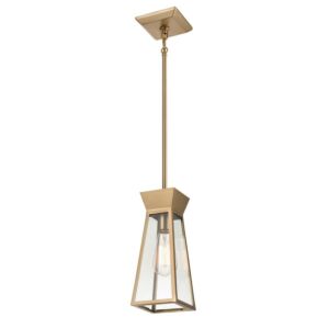 Lucian  Pendant in Brushed Brass by Artcraft