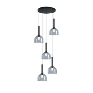 Kali  Chandelier in Black by Artcraft