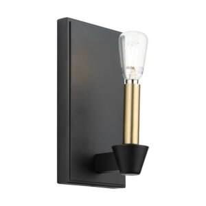 Notting Hill  Wall Sconce in Black and Brushed Brass by Artcraft