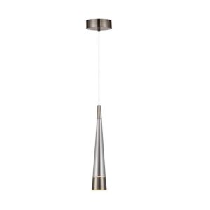 Sunnyvale LED Pendant in Pearl Black and Smoke by Artcraft