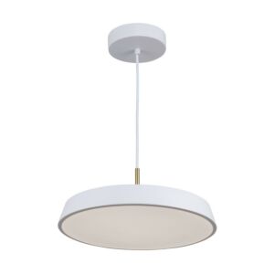 Lexi LED Pendant in White by Artcraft