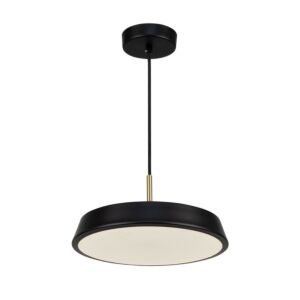 Lexi LED Pendant in Black by Artcraft