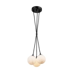 Camila LED Pendant in Black by Artcraft