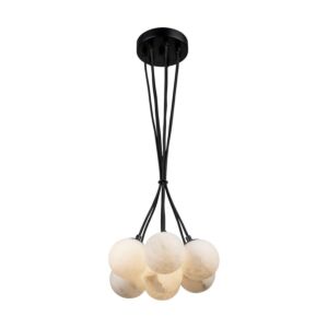 Camila LED Pendant in Black by Artcraft