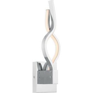 Isadora LED Wall Sconce in Polished Chrome by Quoizel