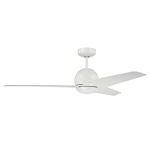 Nate 1-Light 52" Outdoor Ceiling Fan in White