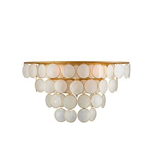 Bon Vivant  Wall Sconce in Natural Contemporary Gold by Currey and Company