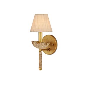 Vichy  Wall Sconce in Natural Contemporary Gold Leaf by Currey and Company