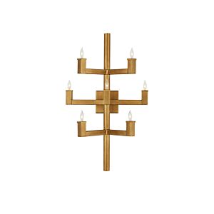 Andre  Wall Sconce in Brass by Currey and Company