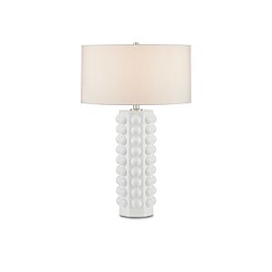 Cassandra  Table Lamp in Matte White by Currey and Company