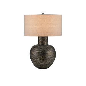 Braille  Table Lamp in Antique Brass by Currey and Company