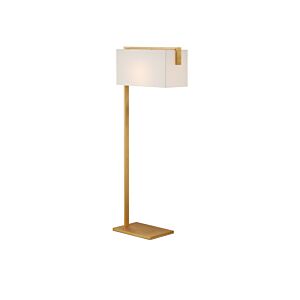 Gambit  Floor Lamp in Contemporary Gold Leaf by Currey and Company