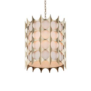 Bardi  Pendant in Contemporary Silver Leaf by Currey and Company